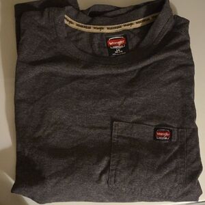 Wrangler Men's Dark Gray Long Sleeve Tee